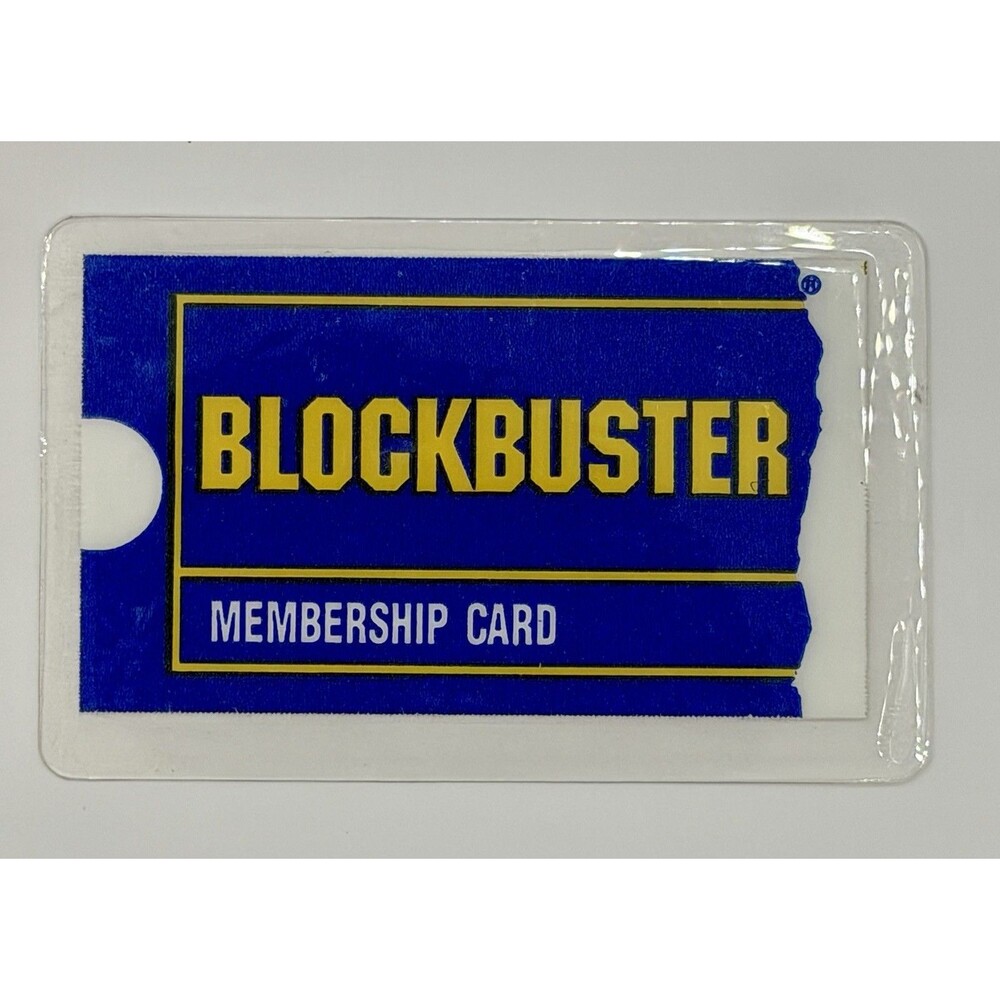 Vintage 1997 Blockbuster Video Membership Card – Retro Movie Rental Collectible